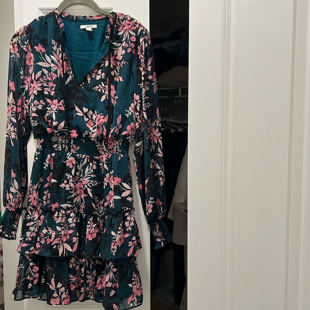 Flower print dress